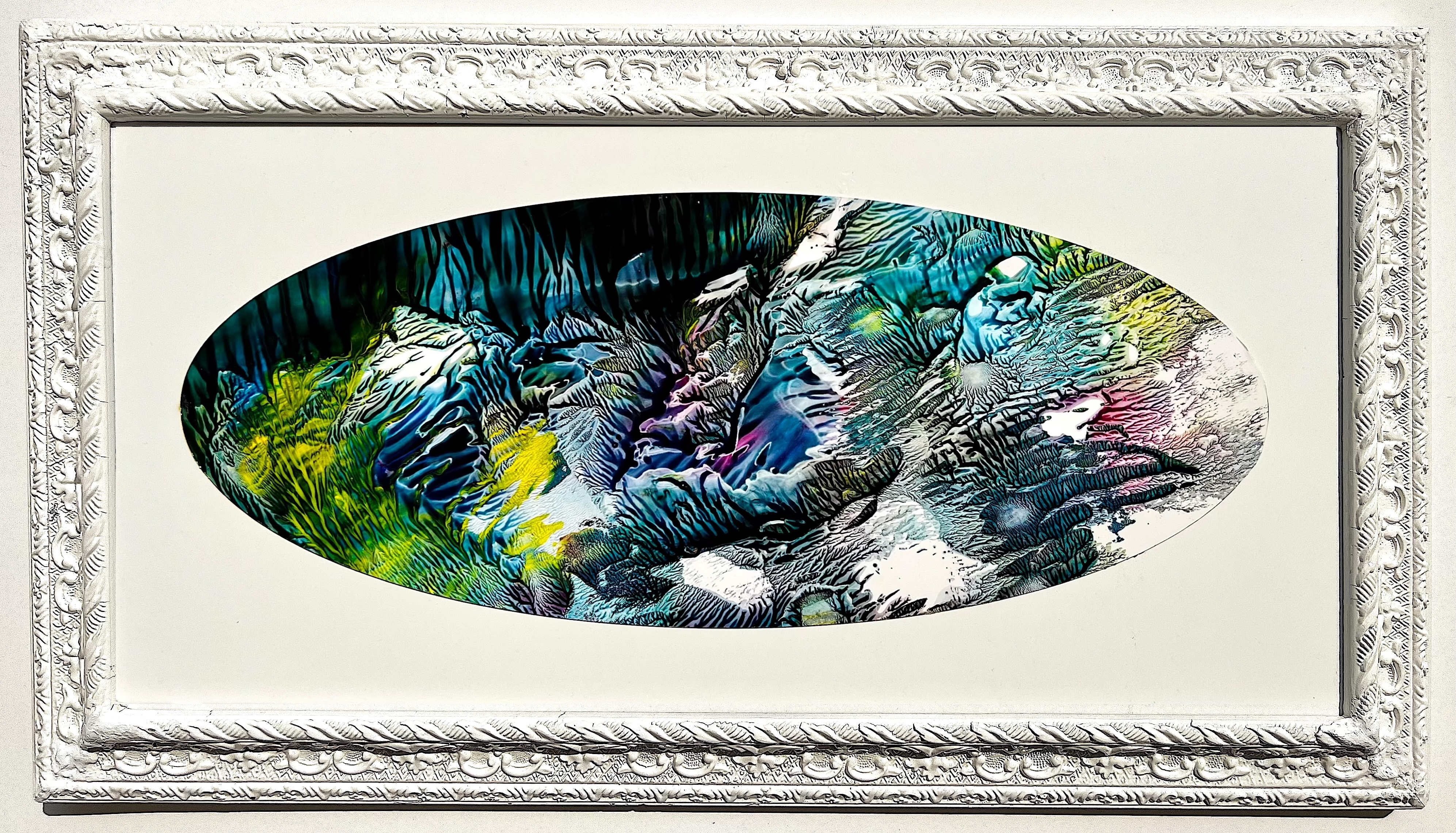 Duralit Üzerine Akrilik 30x60 elips cm 2024